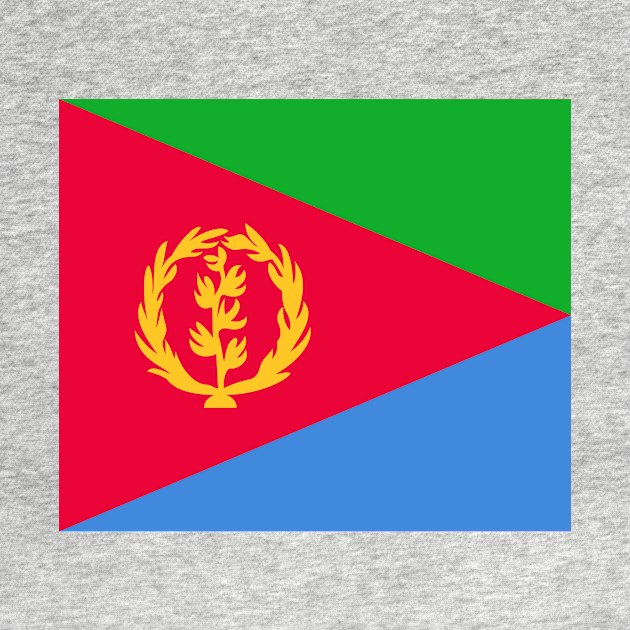 Eritrea flag by flag for all